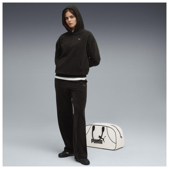 Puma Γυναικείο φούτερ Essentials Elevated Comfort Velour Rib Hoodie Puma Γυναικείο φούτερ Essentials Elevated Comfort Velour Rib Hoodie